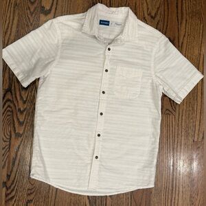 Old Navy Men's Casual White Button-Down Shirt